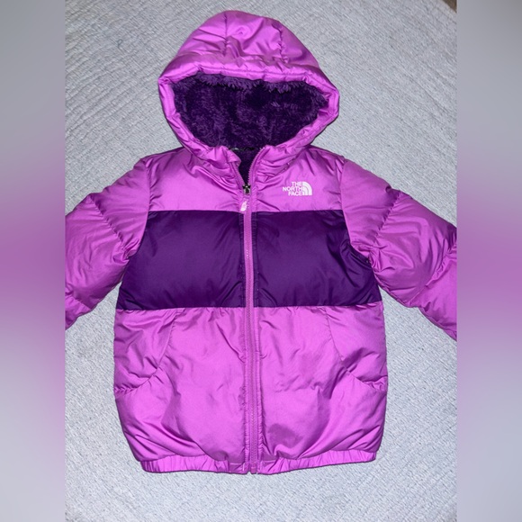 The North Face Other - The North Face Girls Moondoggy Hoodie 550 Goose Down Jacket 6T